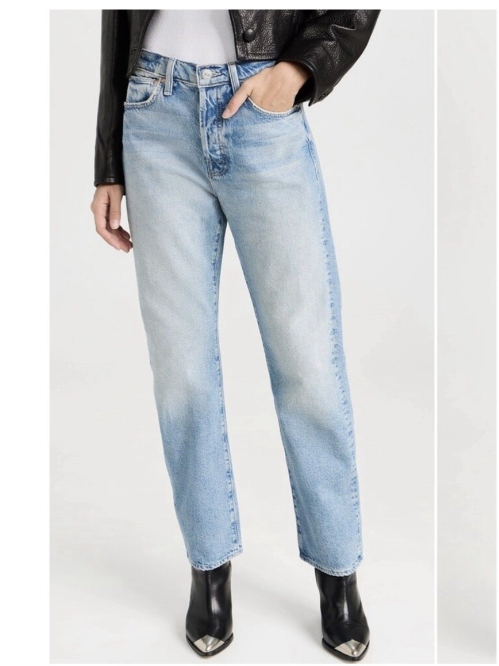 MOTHER The Ditcher Hover Jeans Ain't My First Rodeo Blue